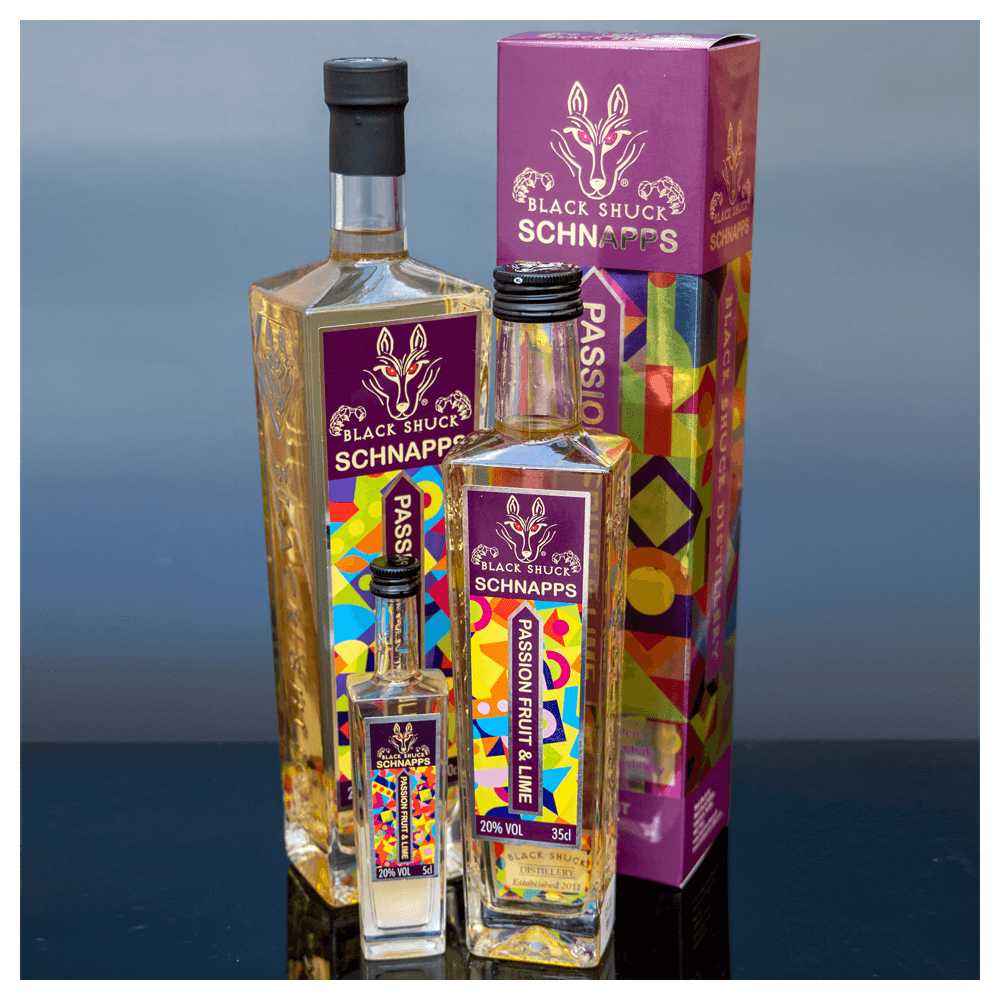 Black Shuck Passionfruit & Lime Schnapps 20% 70cl